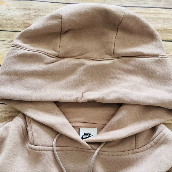 Nike Sportswear Womens Over-Oversized Pullover Hoodie Pink Center Swoosh Medium - Picture 6 of 10